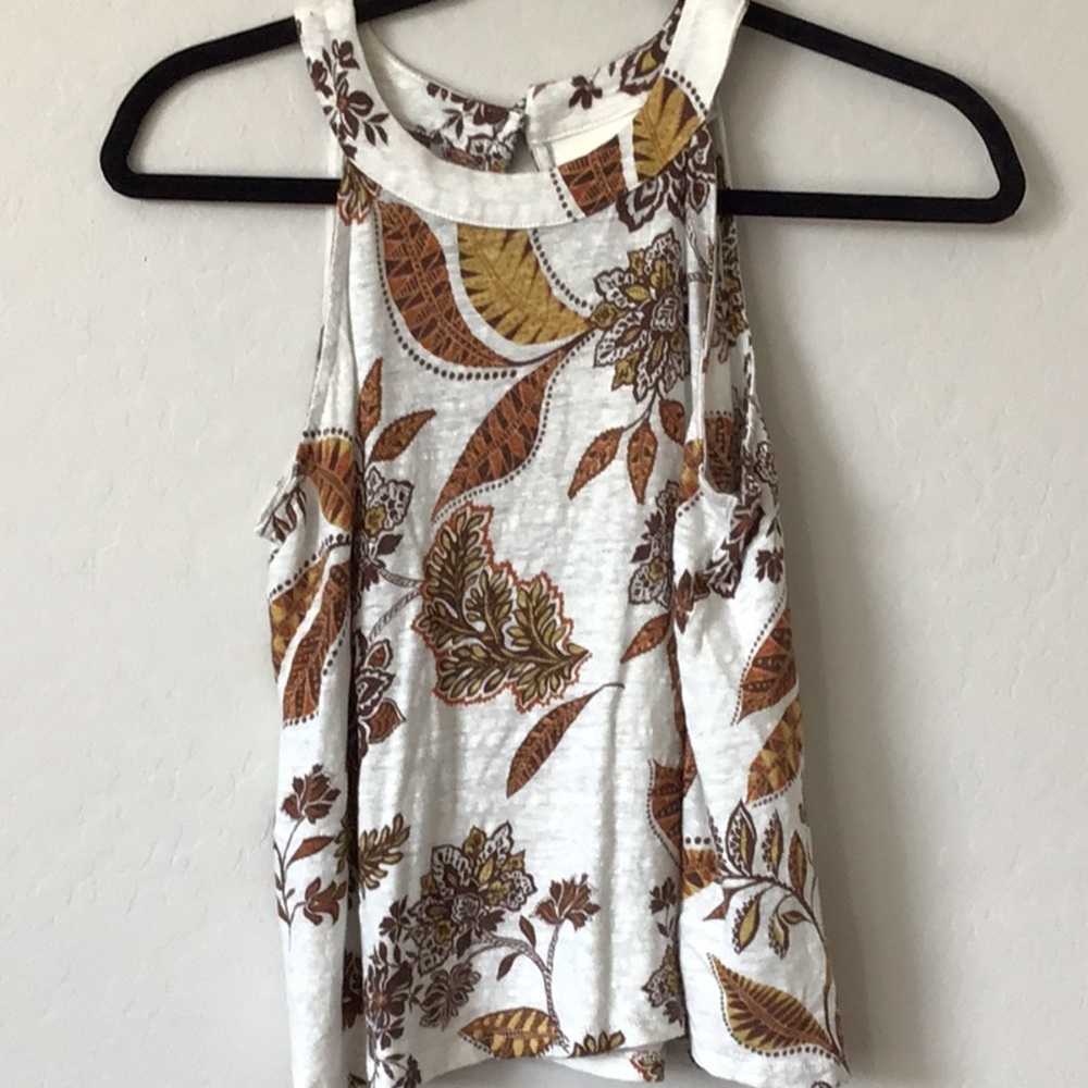 CYNTHIA ROWLEY  LINEN TANK